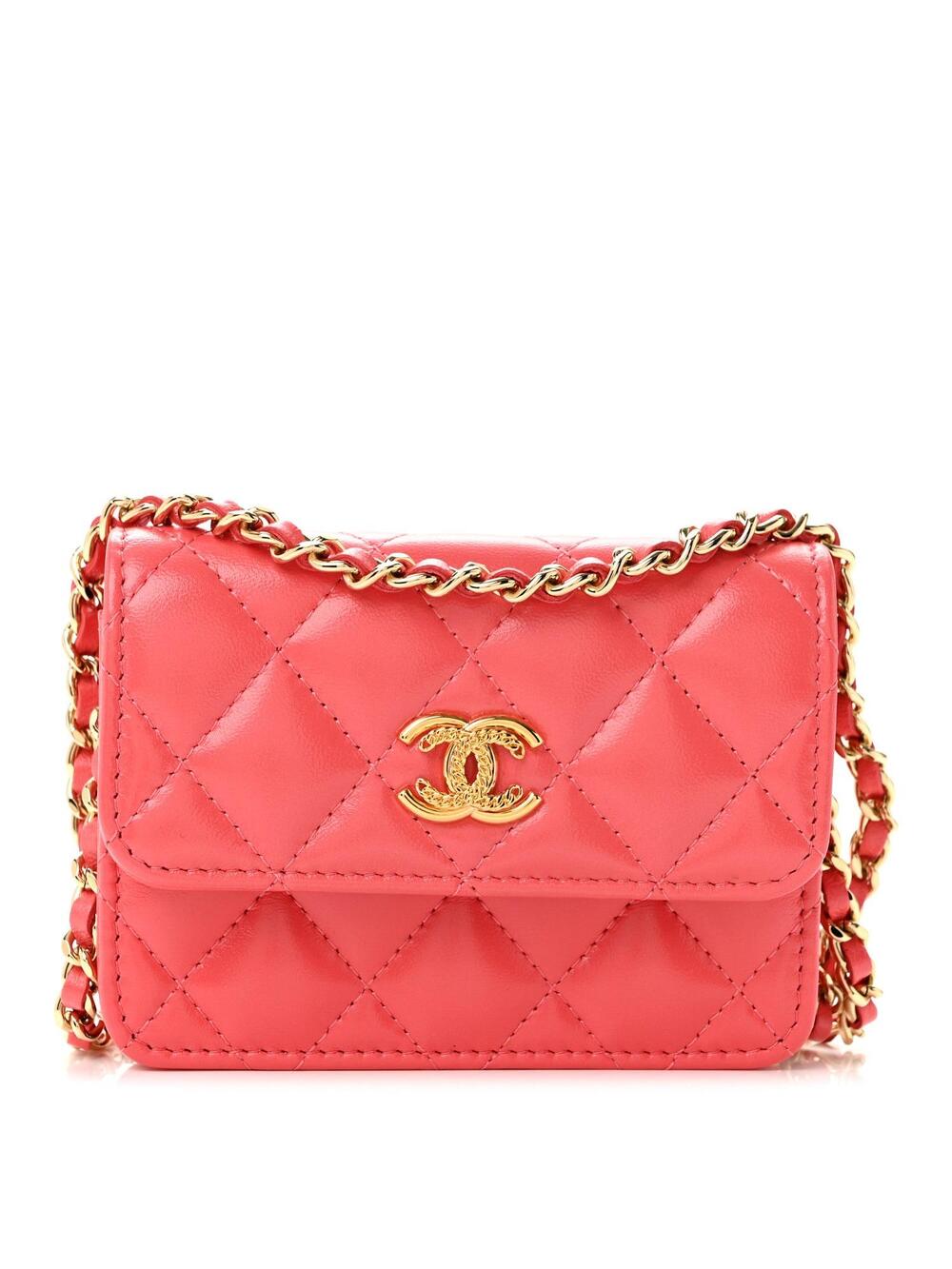 Chanel Shiny Lambskin Quilted Card #347373C12B